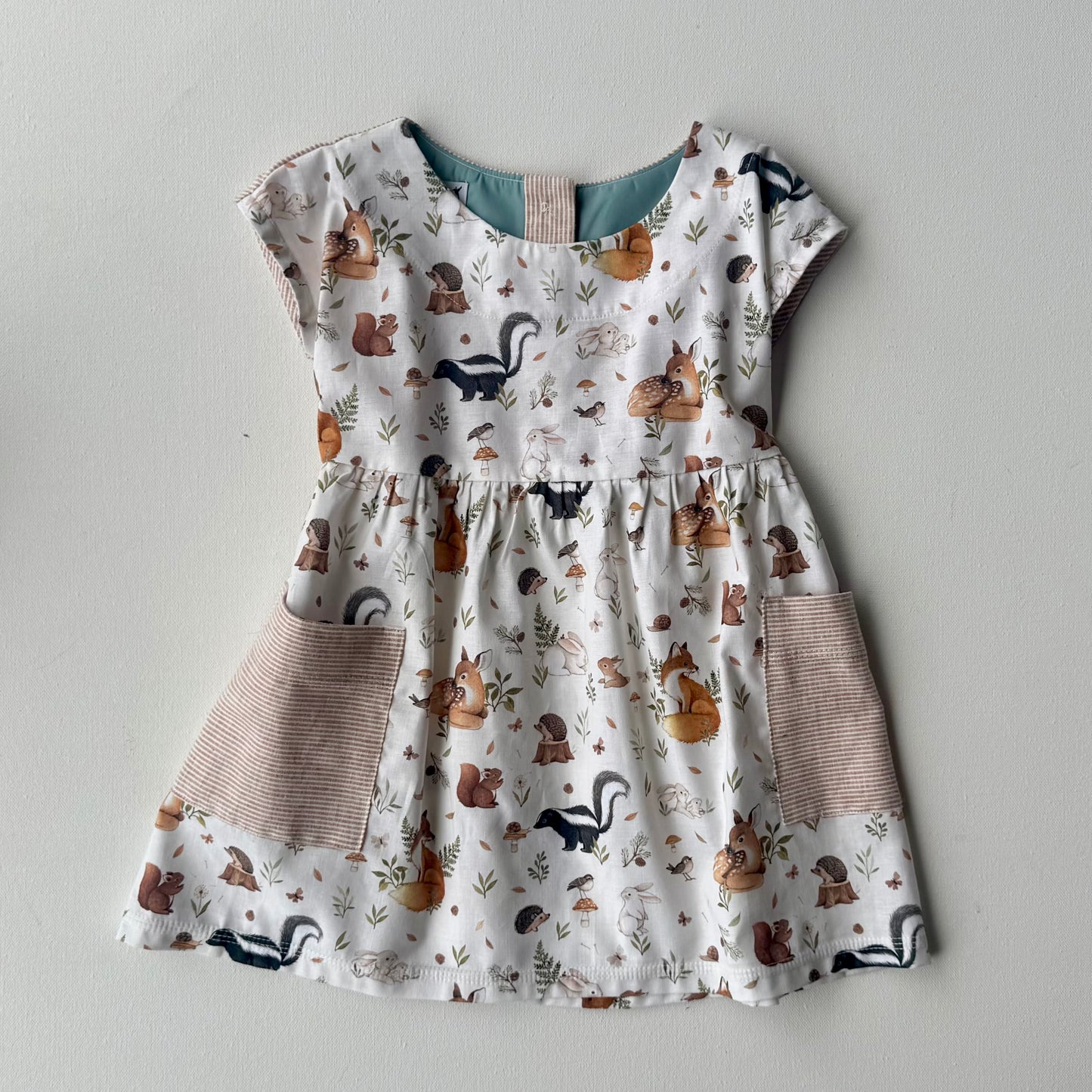 Rowan Dress in Woodland Print | Echoes of Autumn | MTO