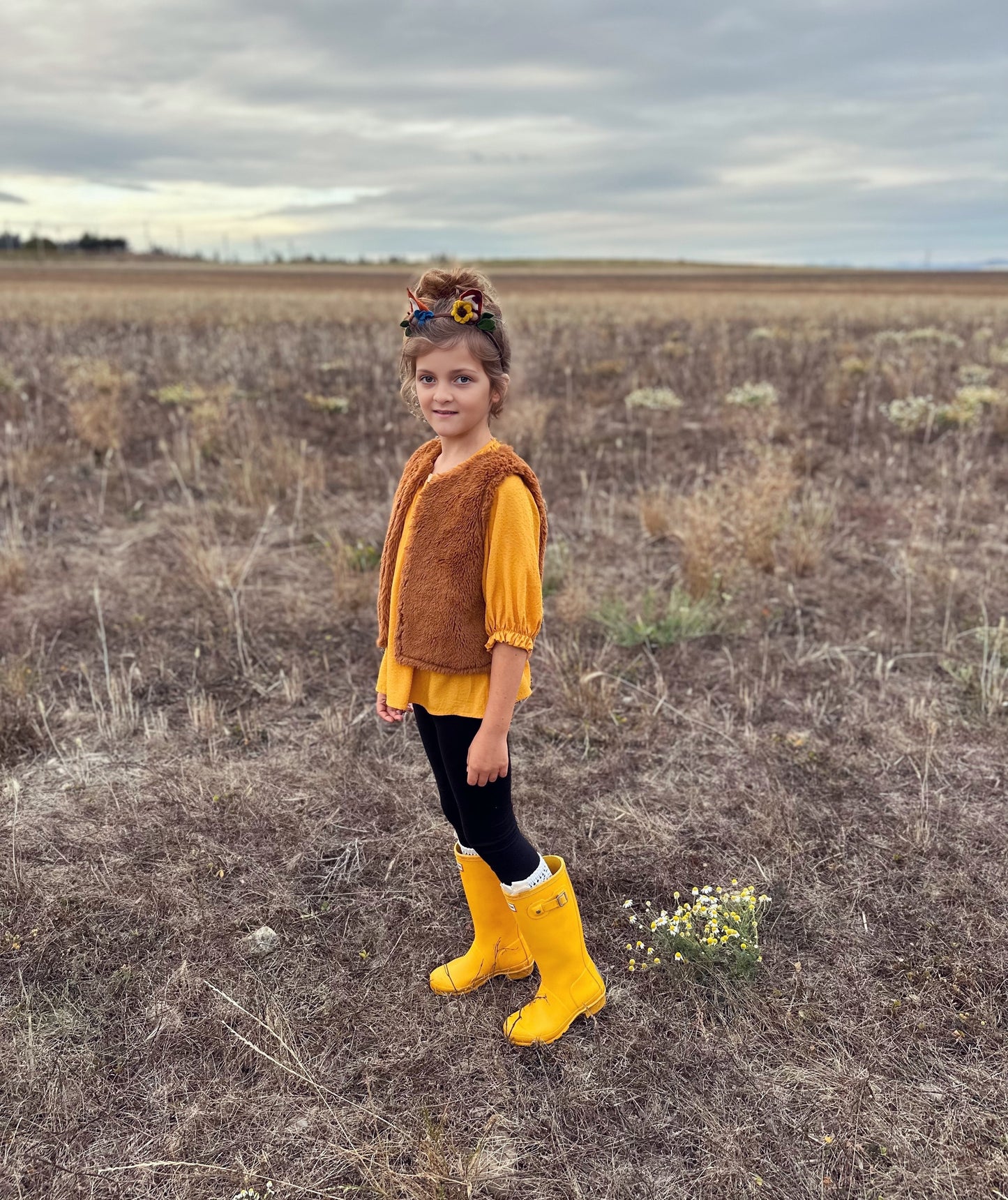 Vegan Faux Fur Vest for Kids Made in Victoria, BC