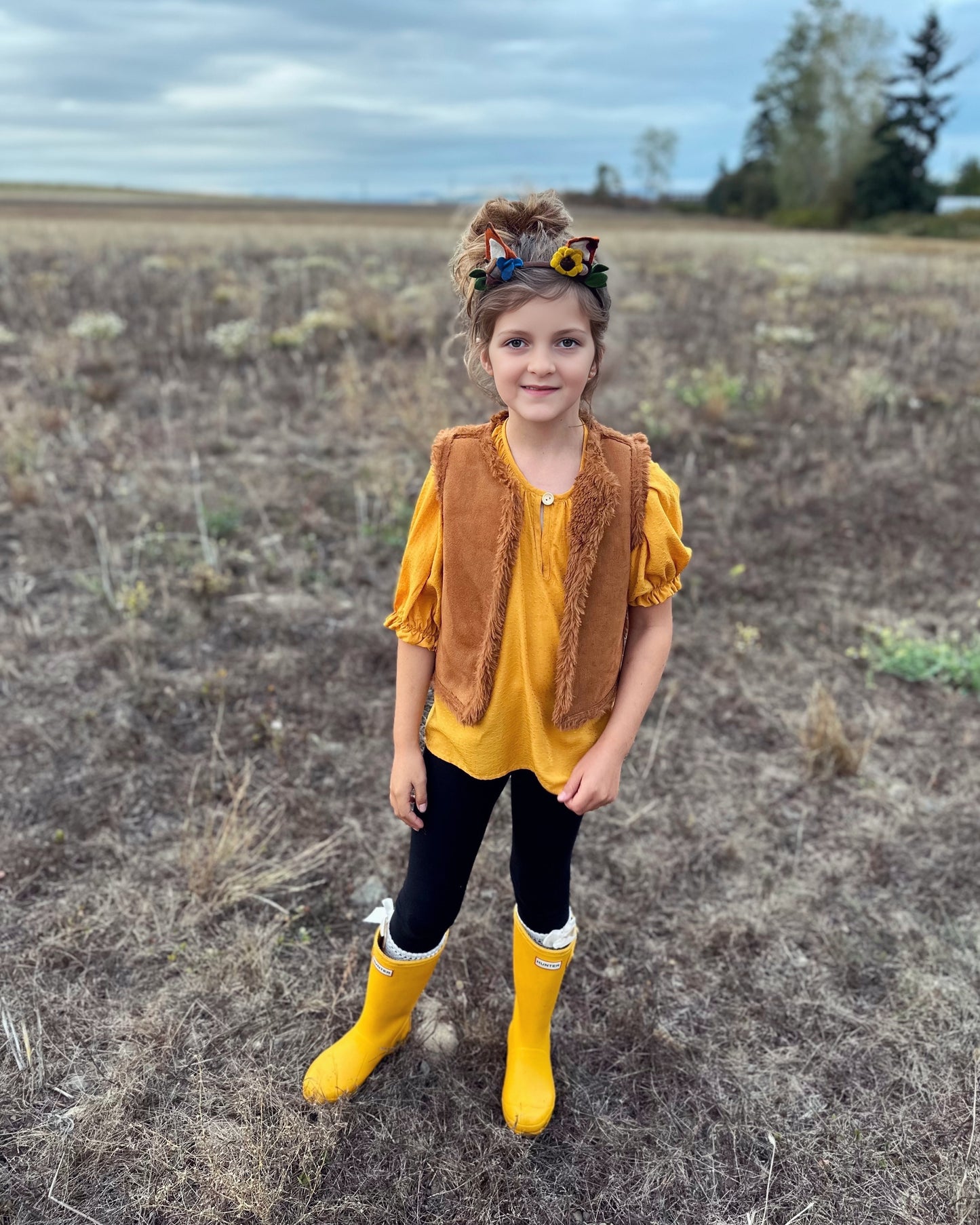 Vegan Faux Fur Vest for Kids Made in Victoria, BC