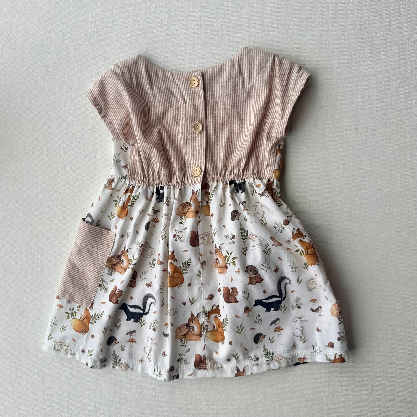 Rowan Dress in Woodland Print | Echoes of Autumn | MTO