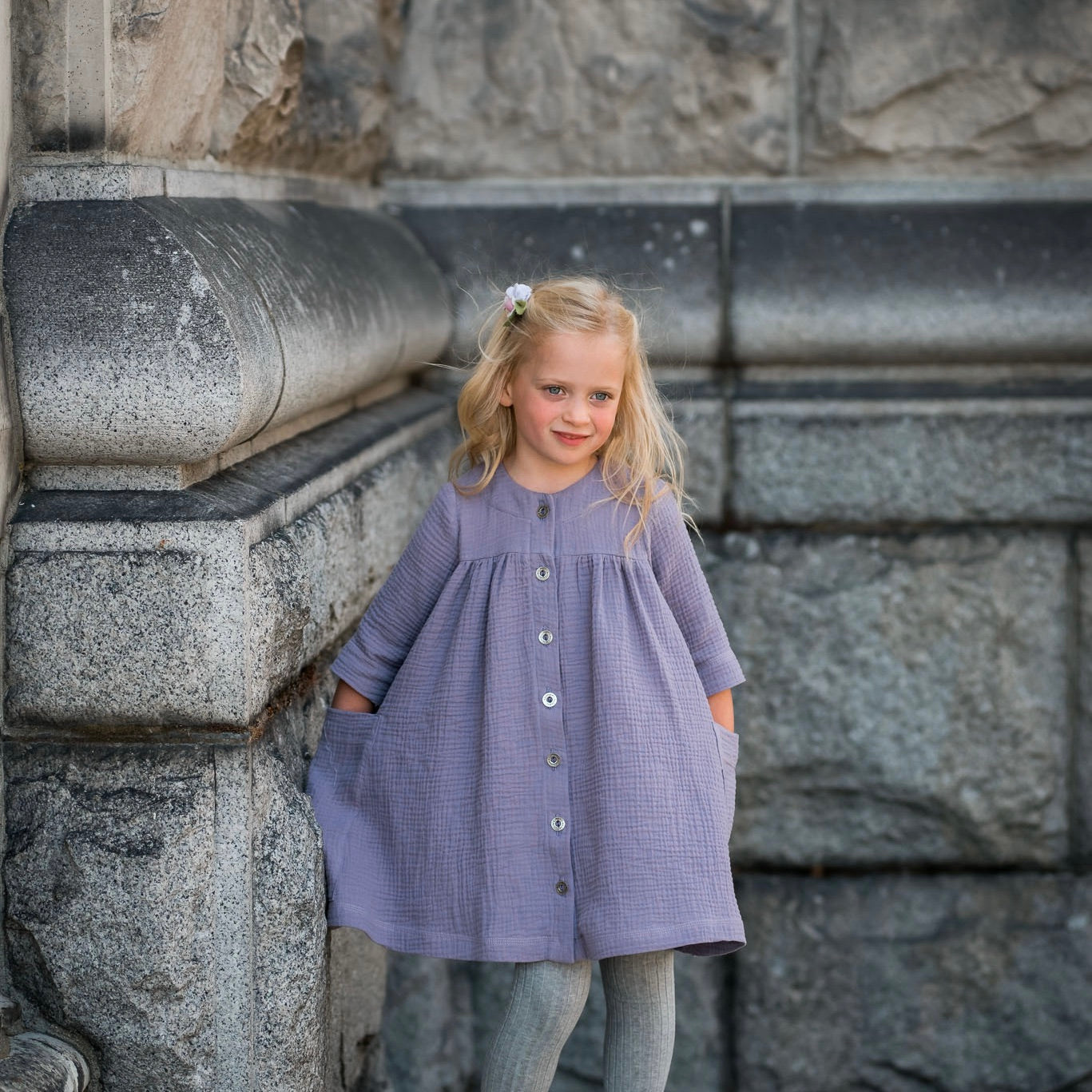 Paige Dress in Pink, Beige or Mauve | Echoes of Autumn | MTO