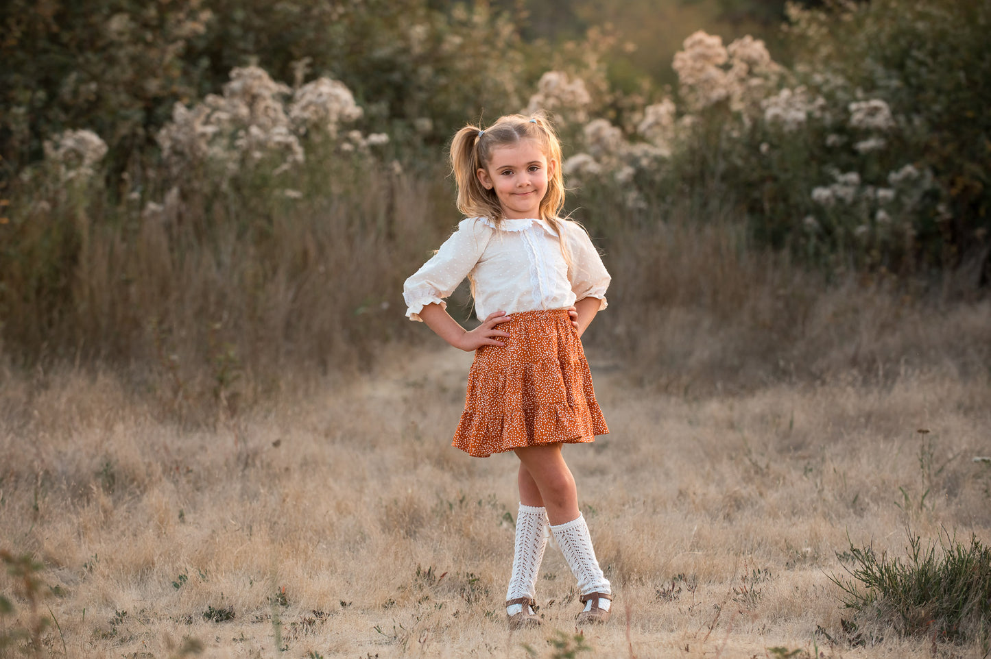 French Amber Blouse, in Swiss Dot