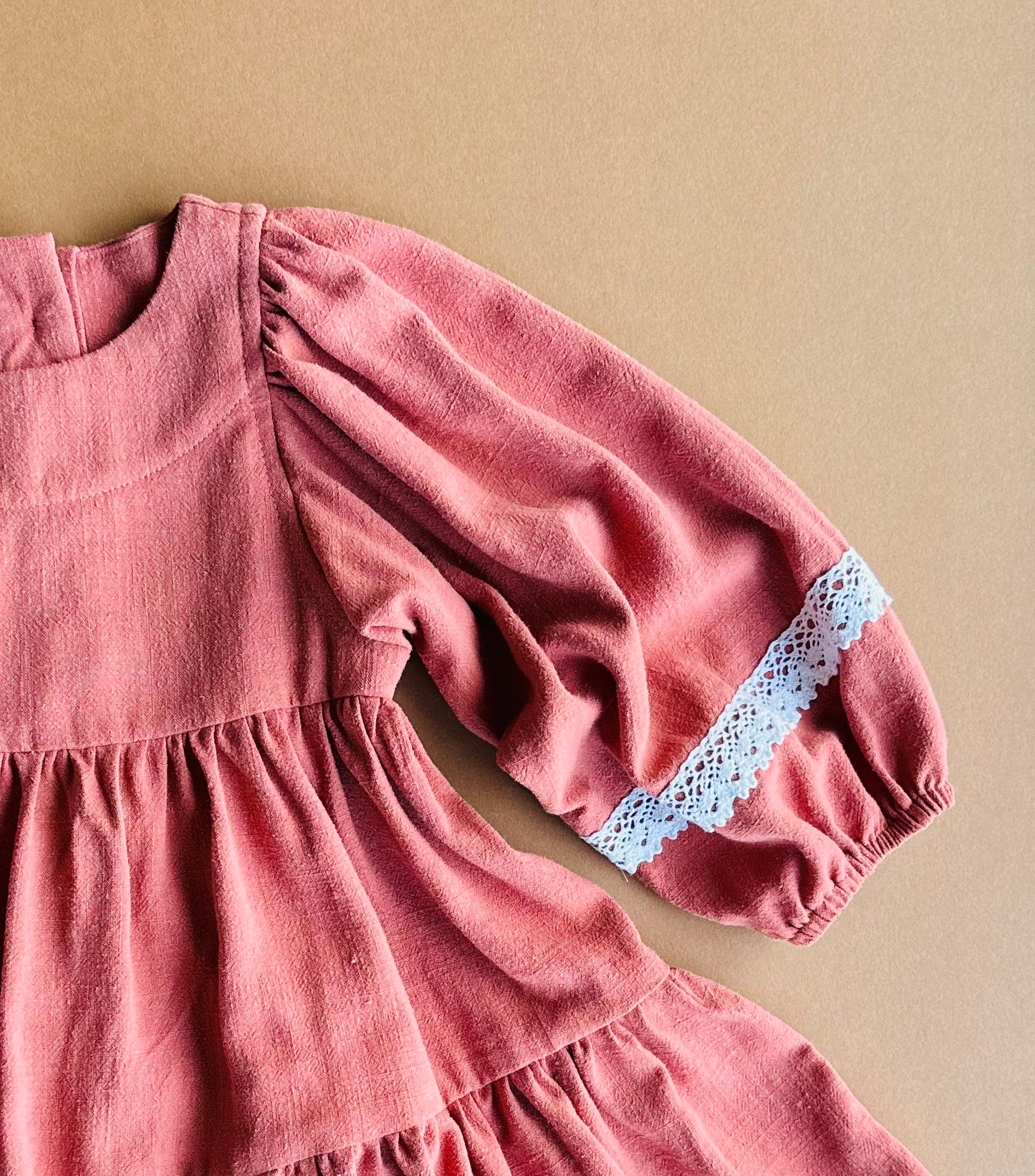 Bella in Terra Cotta Soft Linen (made to order)