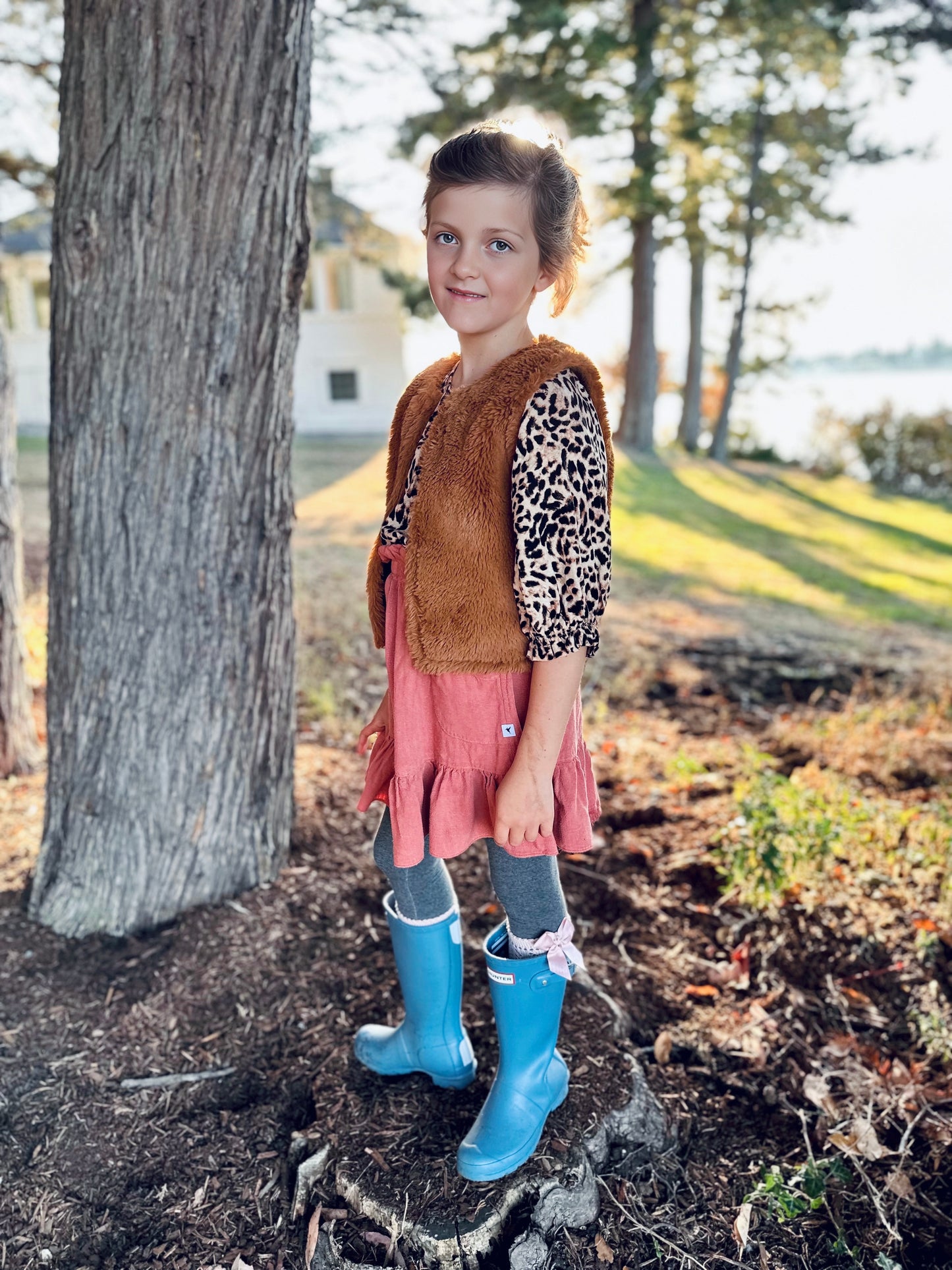 Vegan Faux Fur Vest for Kids Made in Victoria, BC