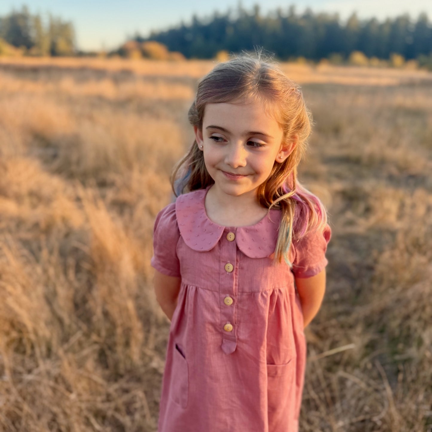 Mia dress, Solid or Floral | Echoes of Autumn | RTS
