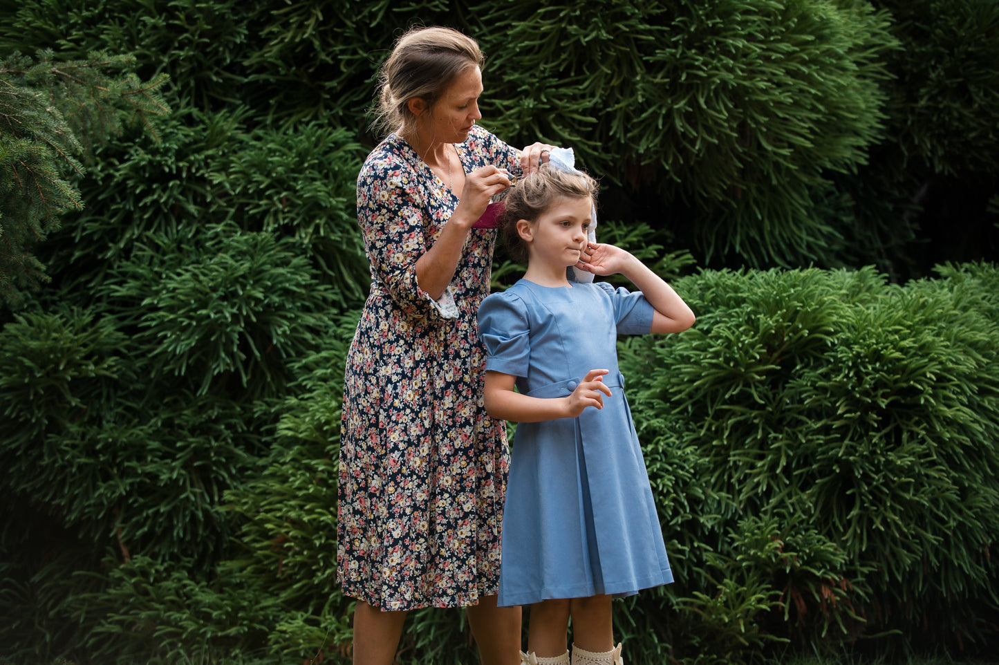 Twill Dress Handmade in BC, Canada, Holiday Dress