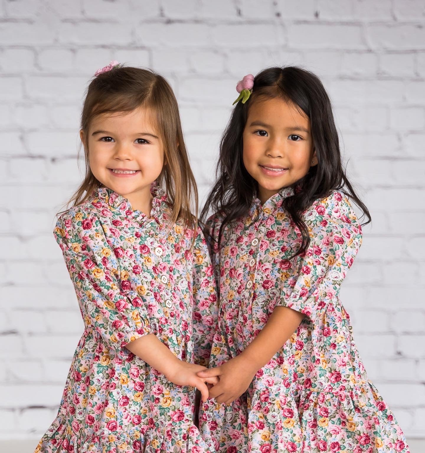 Roselle, in rose medley cotton floral (made to order 3-4 weeks)