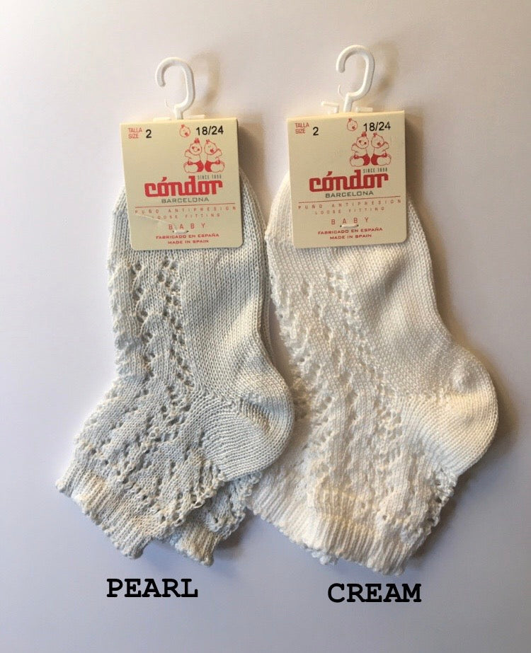 Openwork Short Socks PEARL