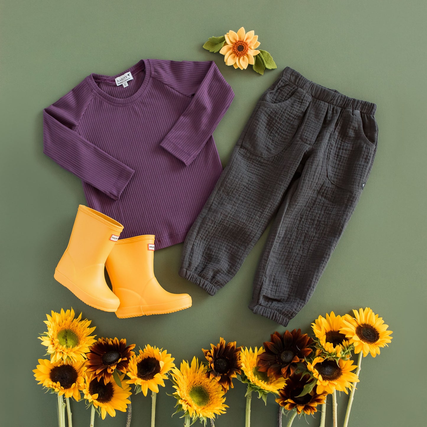 James/ Janes' Trousers in Charcoal Double Cotton Gauze (Made to Order)