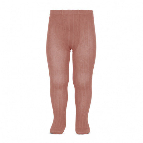 Basic Rib Tights, Terracota 126