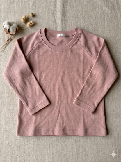 Unisex Long Sleeve Raglan Tee— Bamboo Cotton | Spring Bloom