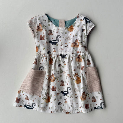 Rowan Dress in Woodland Print | Echoes of Autumn | MTO