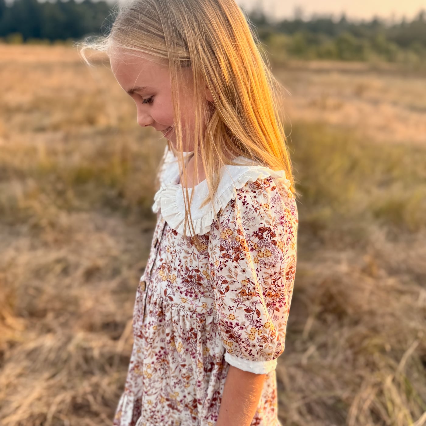 Celeste, Wildflower Ruffle Dress | Echoes of Autumn | MTO