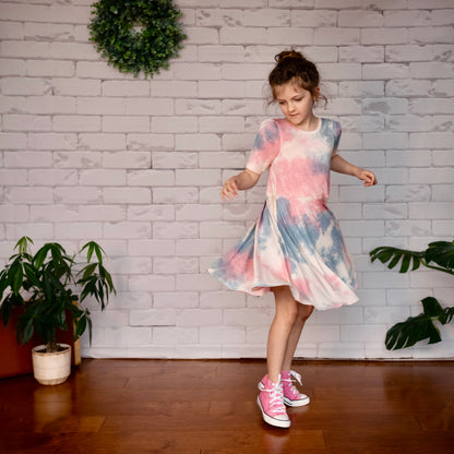 Isla Dress,Tie Dye Bamboo |RTS