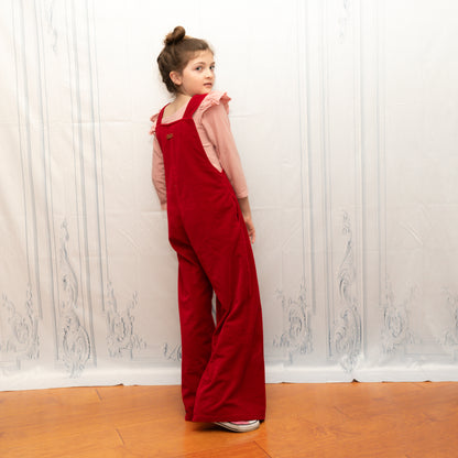 Audrey High Style Overall Pants in Velveteen | MTO