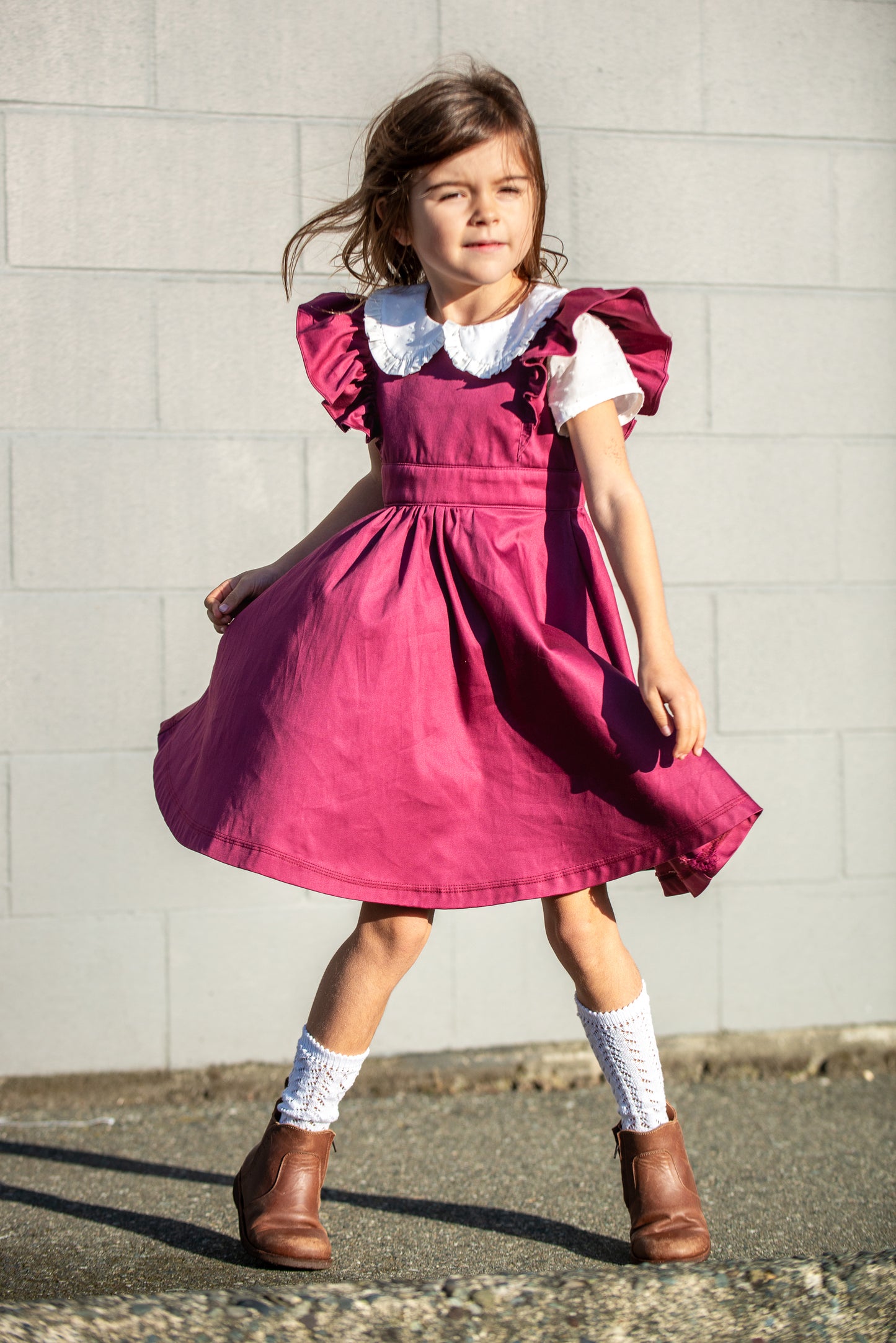 Swiss Dot Amber Classic Blouse | A Winter's Tale | MTO