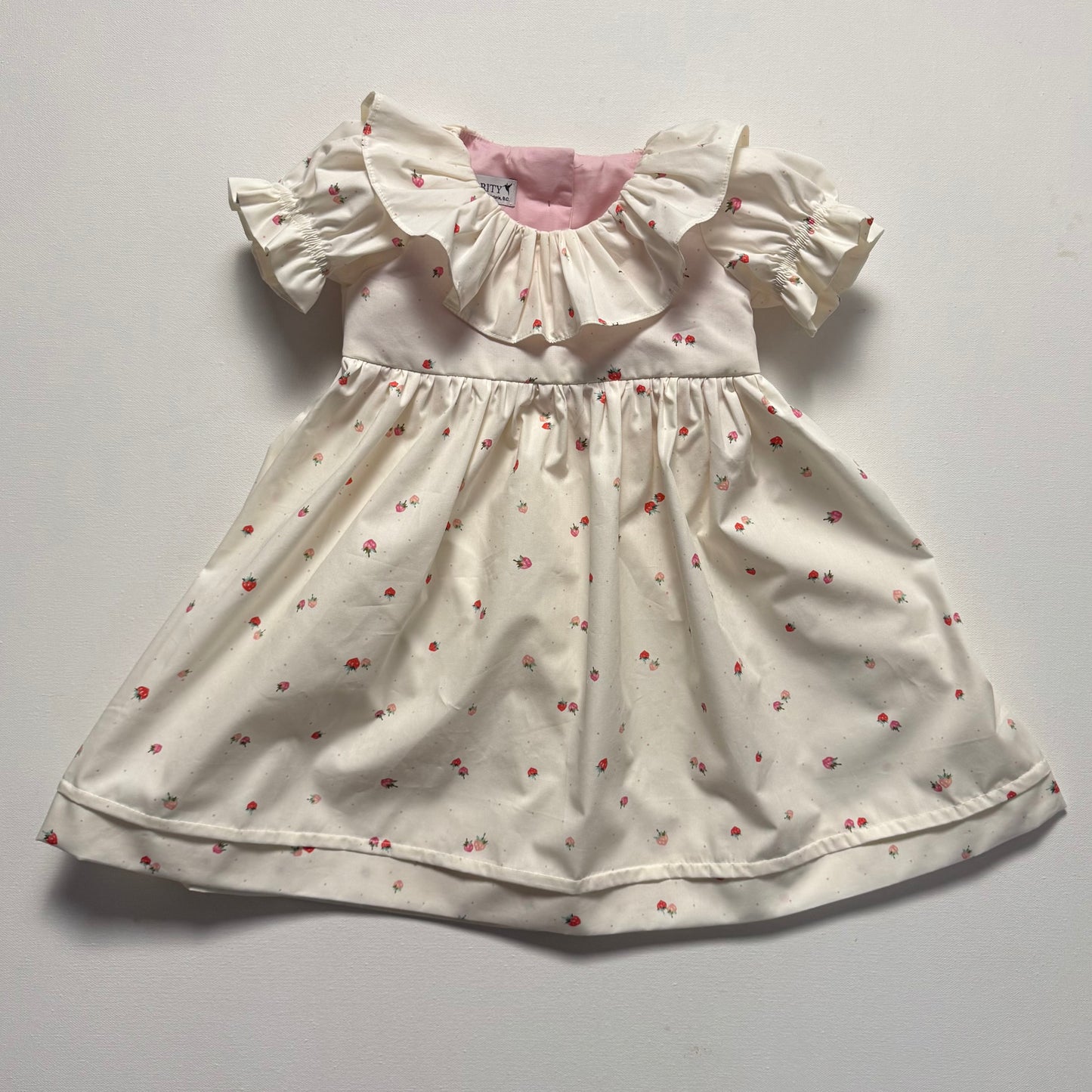 Valentines Cotton Strawberry | Lily Dress