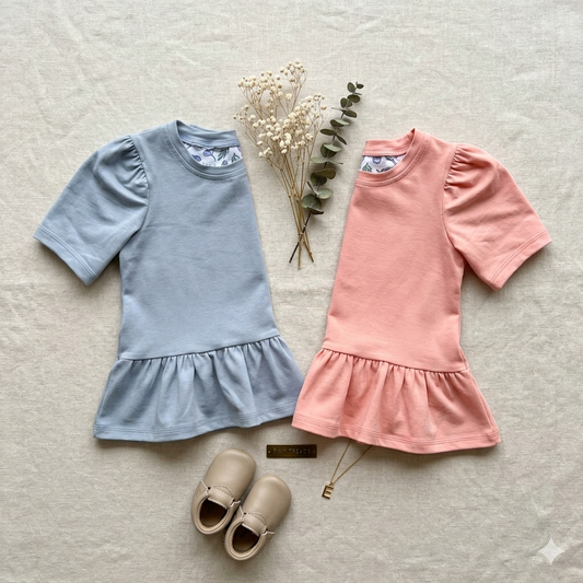 Adele Dress in Soft Jersey | Spring Bloom