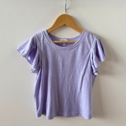 Organic Cotton/Bamboo Featherweight Flutter T-Shirt in Lavender | Endless Summer