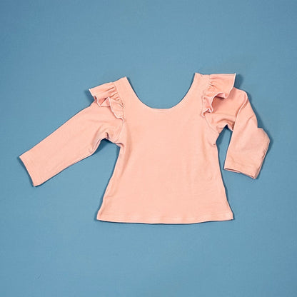 Ballet Pink Ruffle T-Shirt | MTO