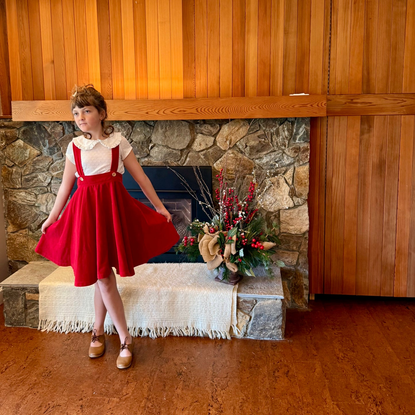 Swiss Dot Amber Classic Blouse | A Winter's Tale | MTO