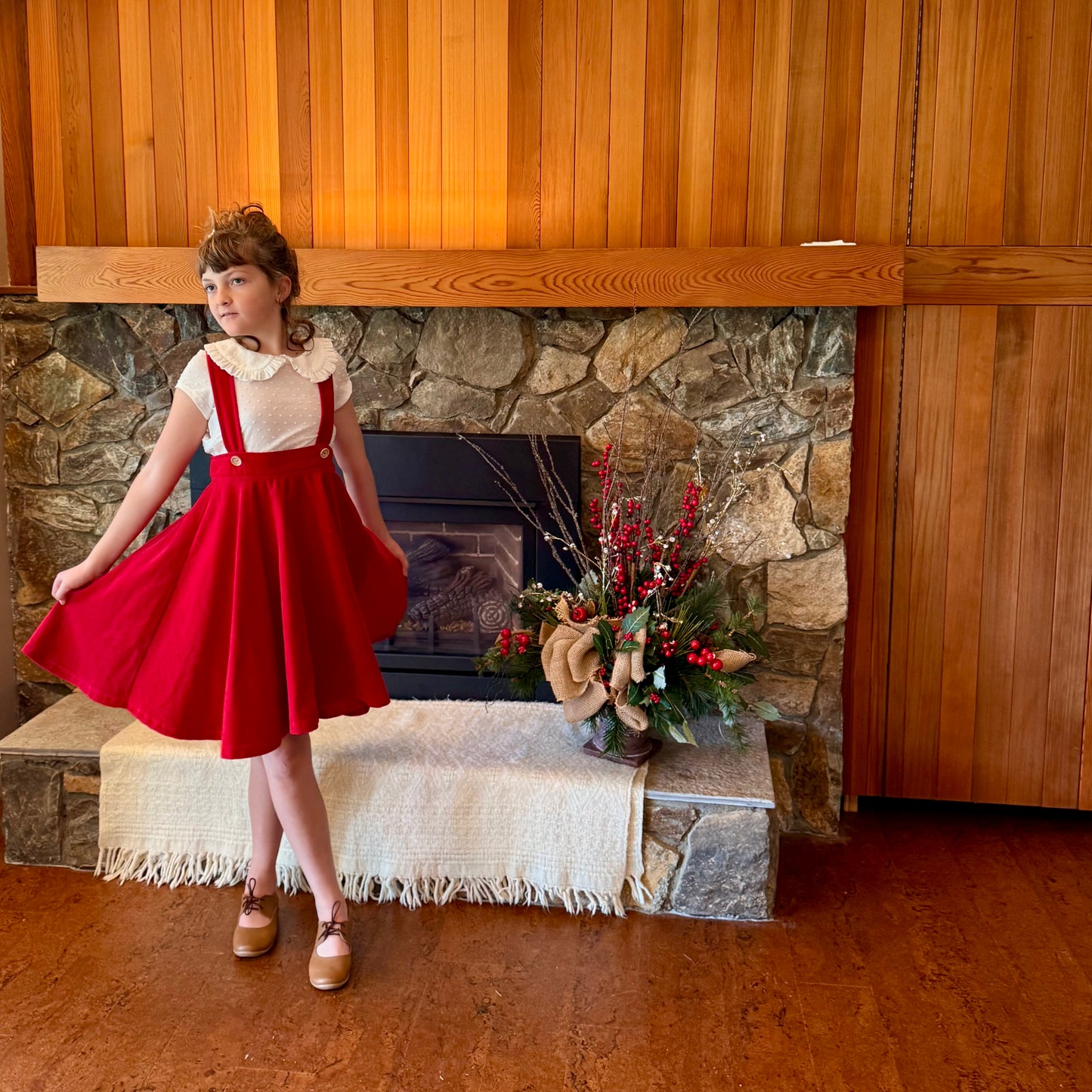 Swiss Dot Amber Classic Blouse | A Winter's Tale | MTO