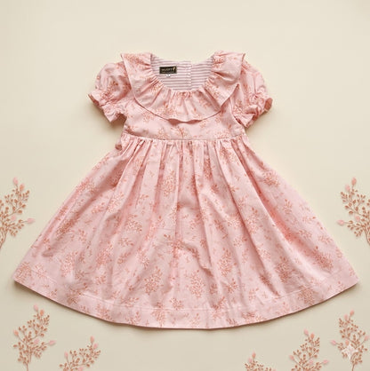 Lily Dress in Rose Floral | Spring Bloom