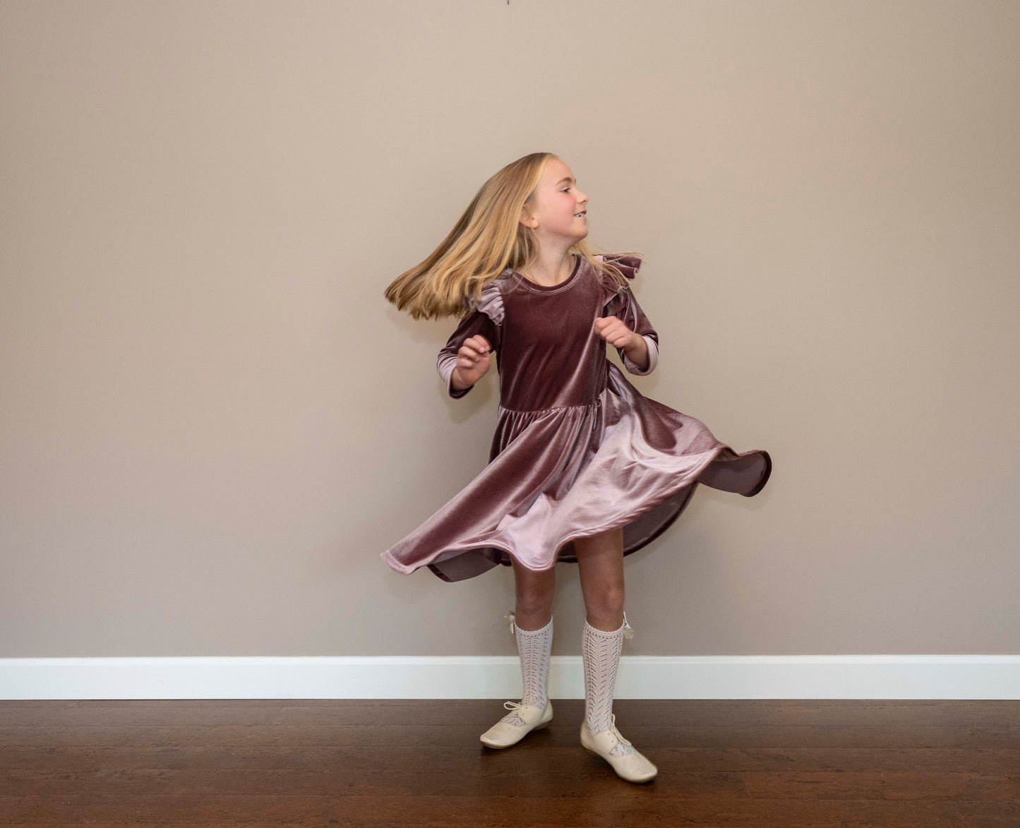 Ila Dress in Lux Stretch Velvet | A Winter's Tale | MTO