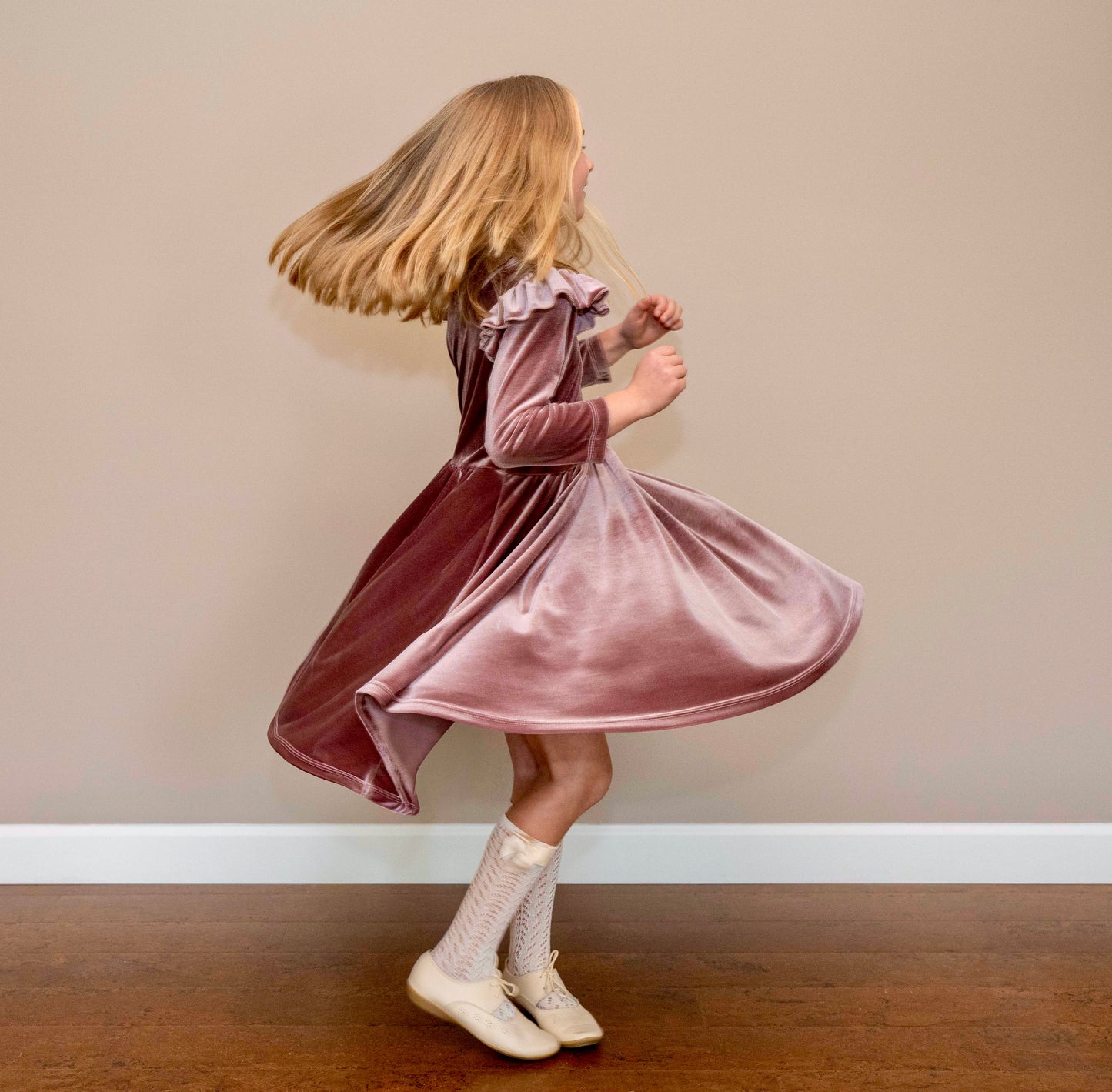 Ila Dress in Lux Stretch Velvet | A Winter's Tale | RTS