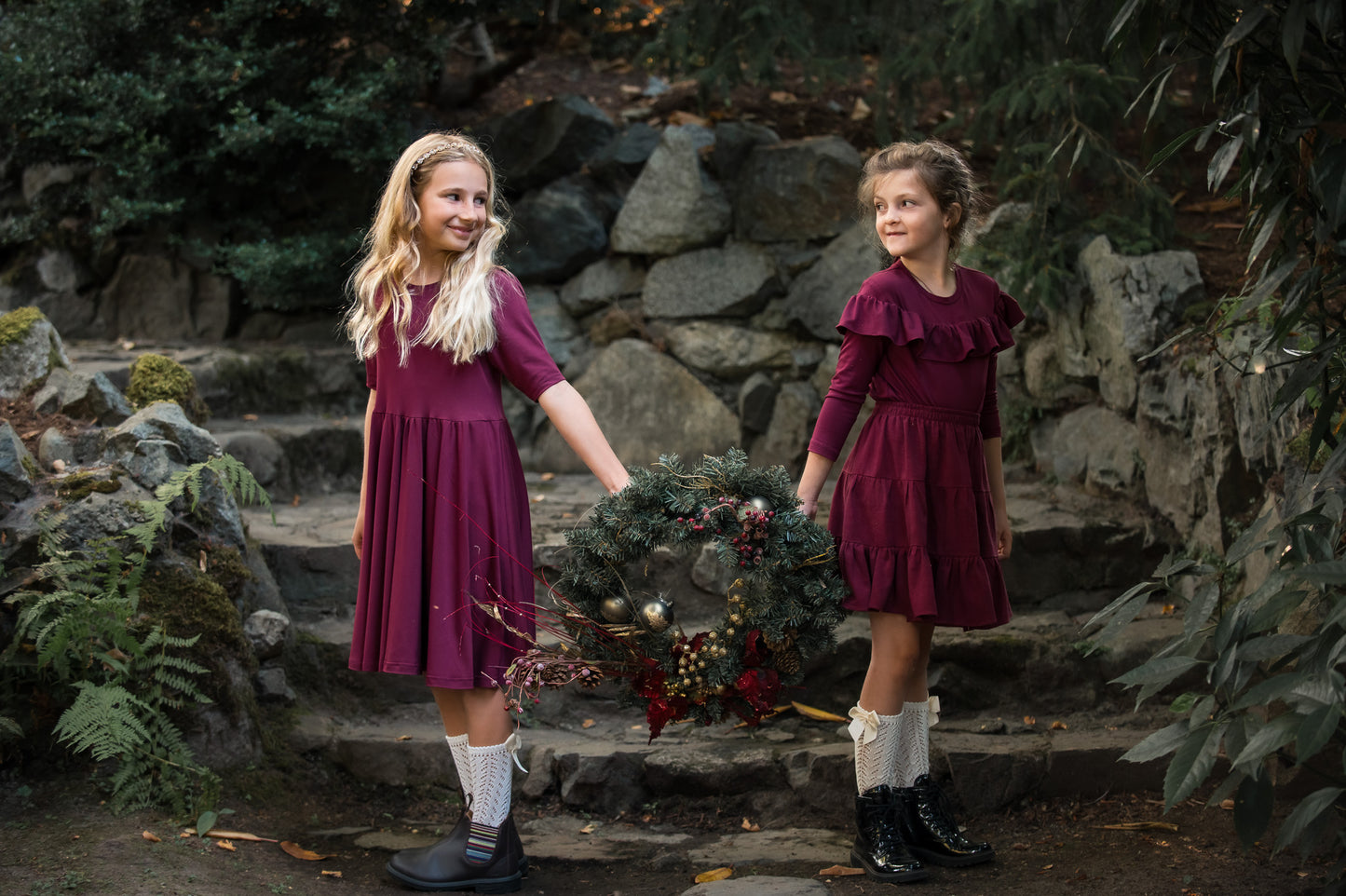 Bamboo Children's Christmas Holiday Dress Made in BC, Canada