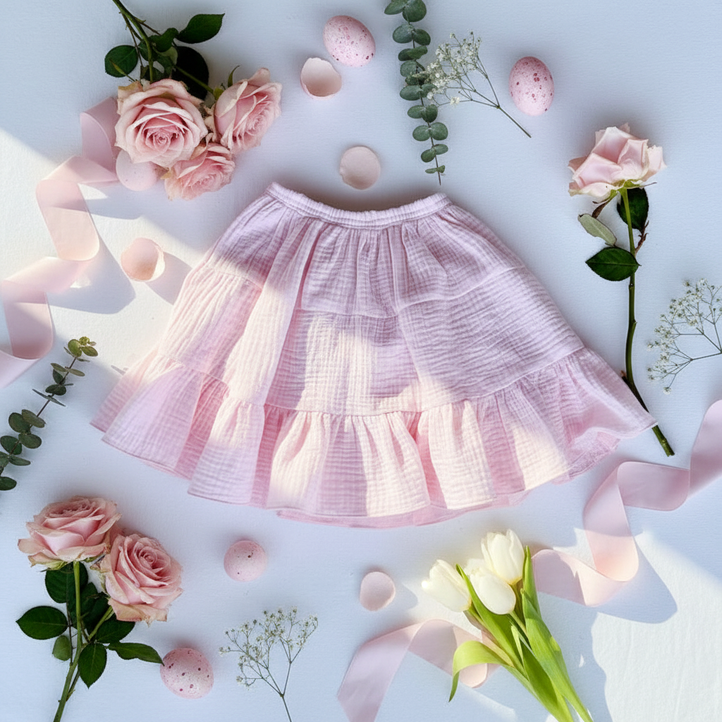 Amy Skirt — Easter Flatlay