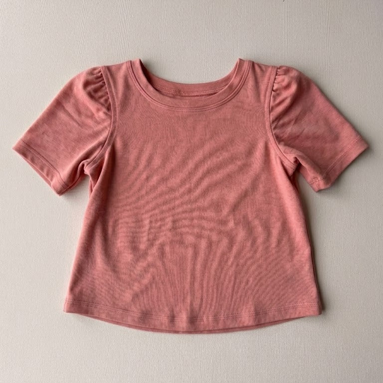 Essential Girly Puff Tee — Bamboo Cotton | Spring Bloom