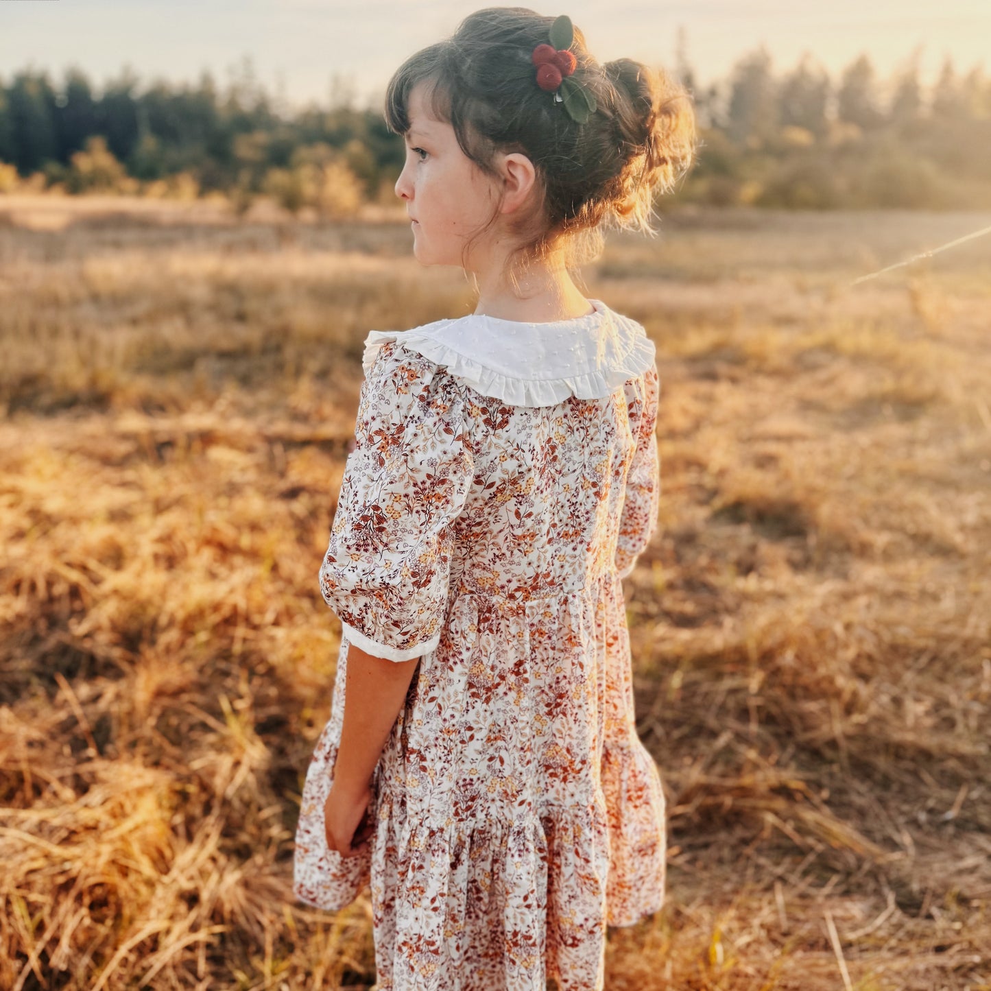Celeste, Wildflower Ruffle Dress | Echoes of Autumn | MTO