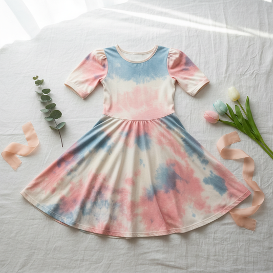 Isla Dress — Spring Flatlay