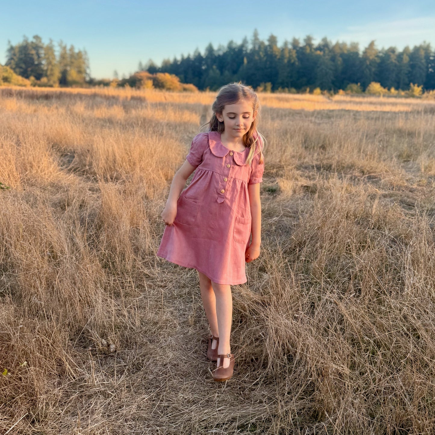 Mia dress, Solid or Floral | Echoes of Autumn | RTS