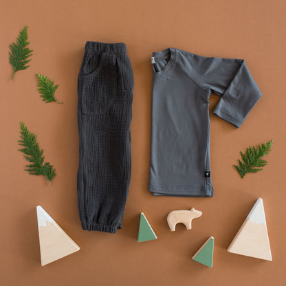 James Trousers, Cotton Double Gauze in Sand | RTS